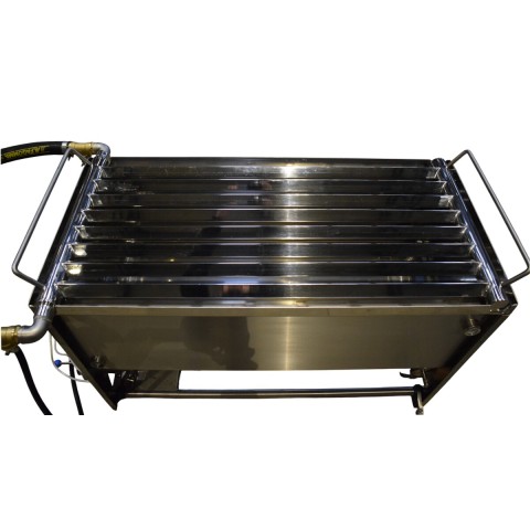 Vetsmeltsysteem voor grote blokken