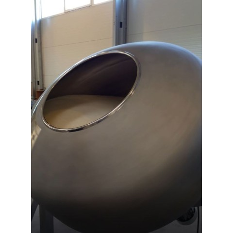 Teste da máquina de revestimento de alimentos EX 500 GMP