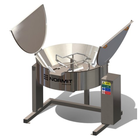Pentola industriale con mescolatore 250L