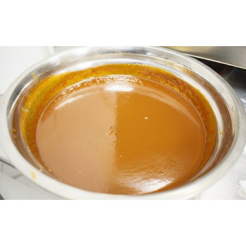 Test van de lichte karamelproductie