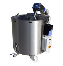 500 kg honey homogenizer with an auger mixer