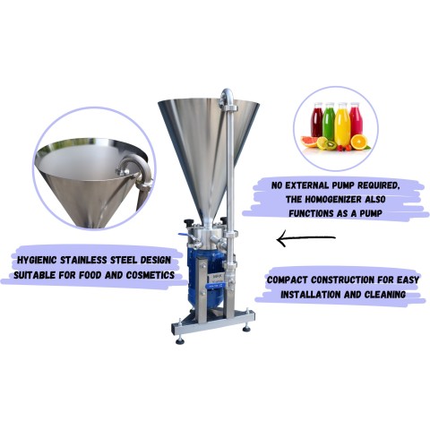 Homogénéisateur en ligne avec recirculation AHU 10