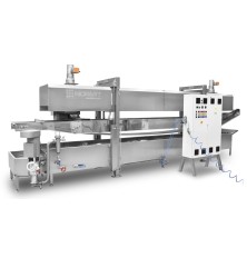 Průmyslová fritéza s dvojitým dopravníkem OilDeep 600x6000 mm