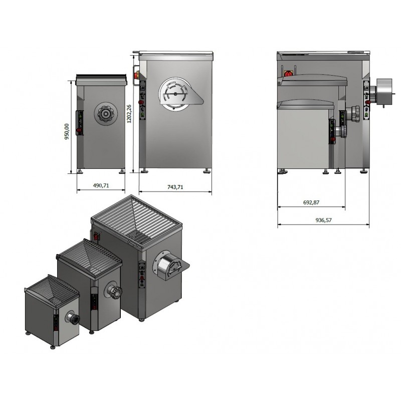 Fleischwolf / Schleifmühle RGD