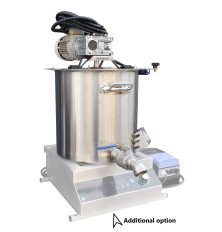 Karamel kookketel met mengkraan 50L