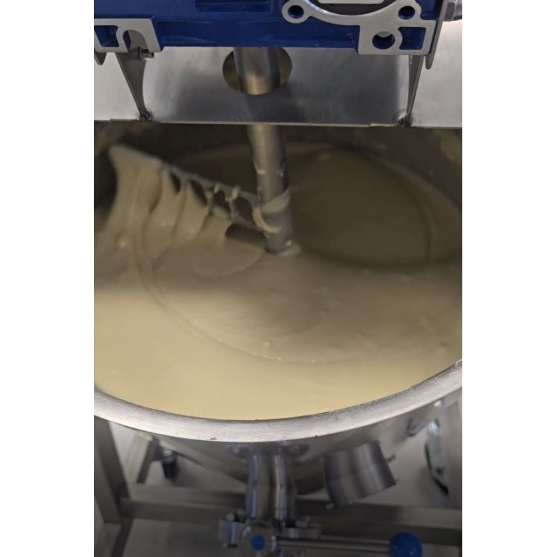 Mezcladora basculante comercial para masa de gofres y tortitas