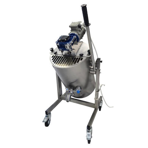Mezcladora basculante industrial para masa líquida de 50 L