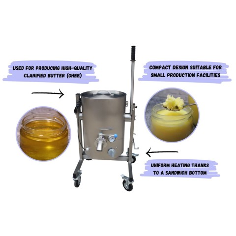 Ausrüstung zur Ghee-Produktion (50–100 l)