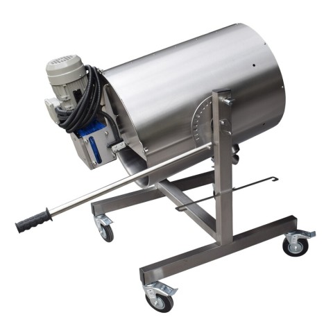 Tilting mixer for liquid dough and batter