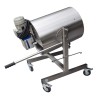 Tilting mixer for liquid dough and batter