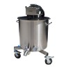 Hervidor de cocina con mezclador industrial para hacer caramelo de 100 L