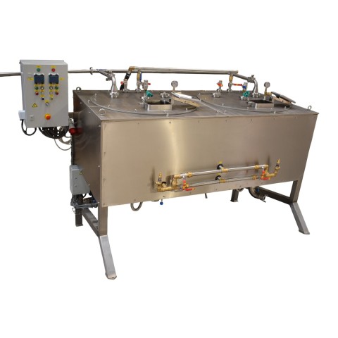 Double vacuum cooking kettle VK 300 x 2