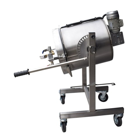 Vacuum impregnation mixer with tilting 50L