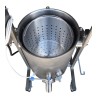 Panier de cuisson en acier inoxydable pour marmites de 50 L
