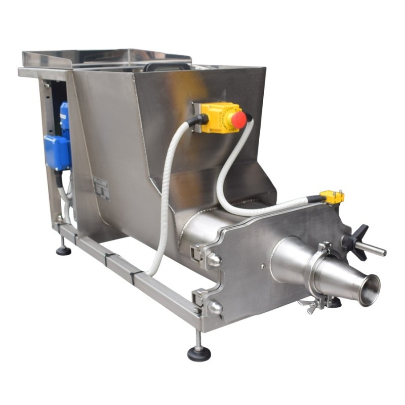 Pompe d'extrusion pour produits alimentaires visqueux