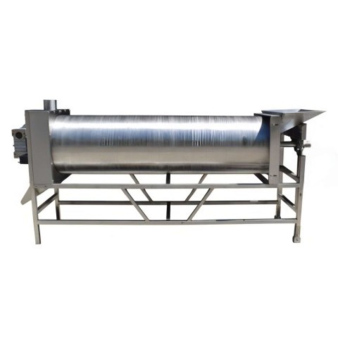 Continuous drum mixing machine