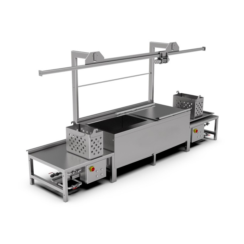 Elektrische Korb-Pasteurisieranlage (400 l)