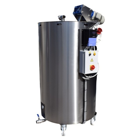 Industriële smeltketel met vijzelmenger (800 l)