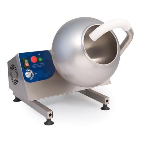 Chocolate coating machine for nuts and sweets Chocolate coating machine for nuts and sweets