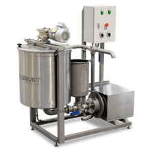 Industrial mixer with a homogenizer 100L