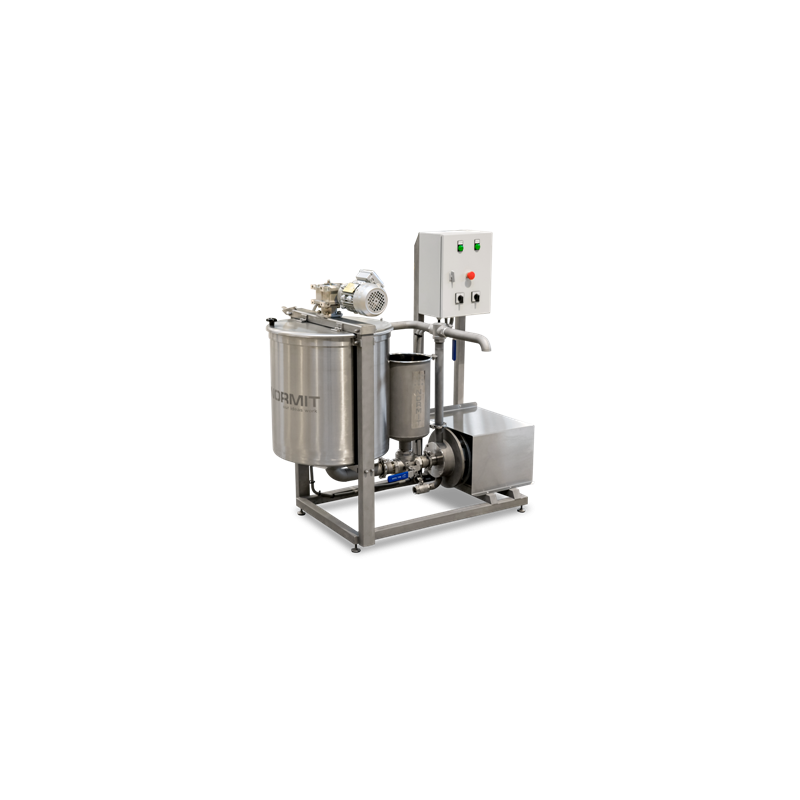 Industrial mixer with a homogenizer 100L