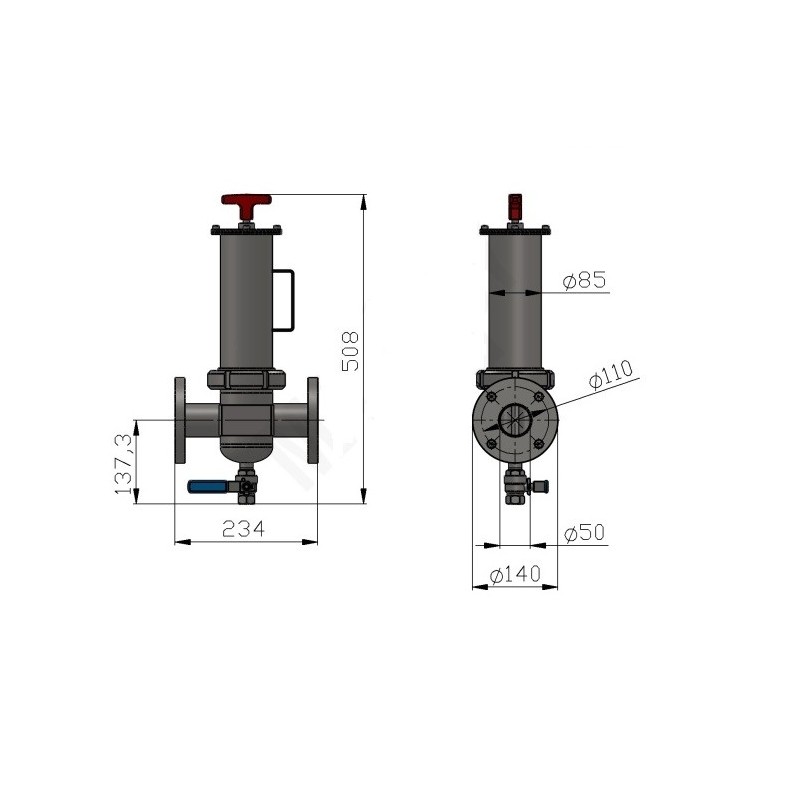 Separatore magnetico a flusso SMP