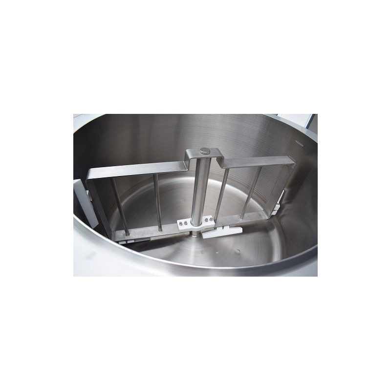 round cooking equipment with stirrer