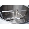 round cooking equipment with stirrer