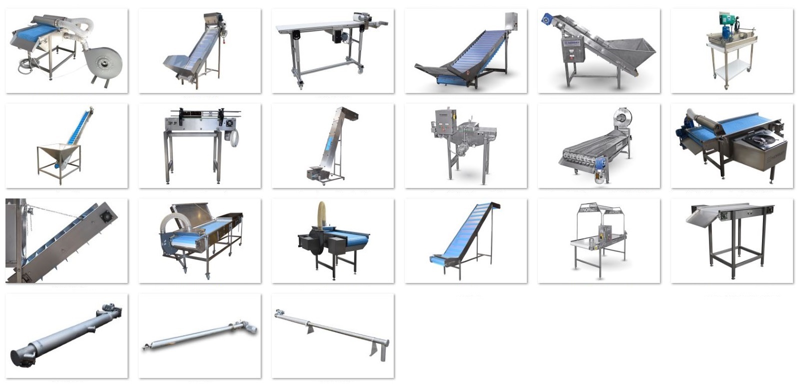 Conveyors - Equipment list foodtechprocess