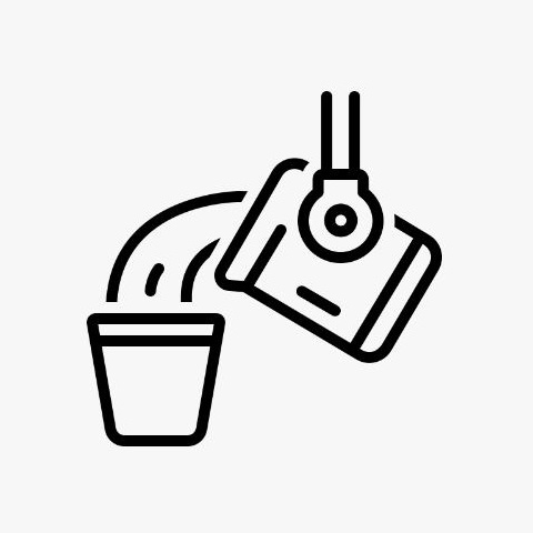 Complete product discharge