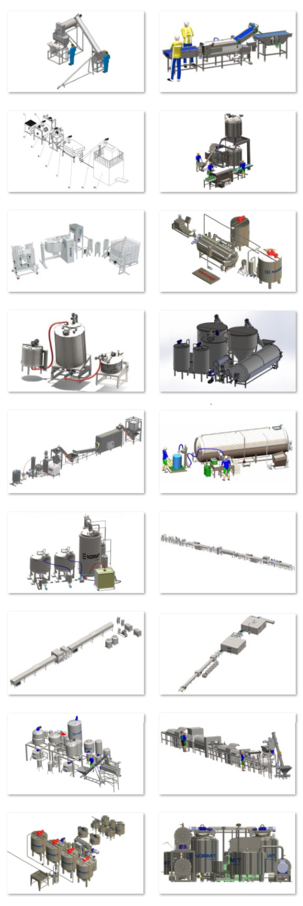 Food production lines list 3