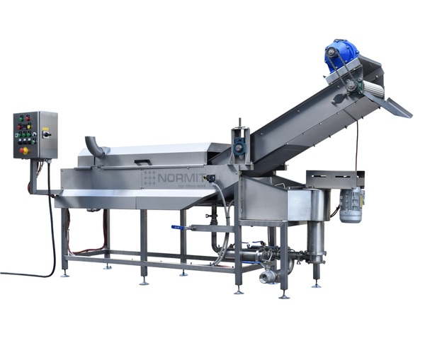 Industrial oil fryer for food products