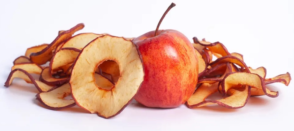 Sistema di essiccazione delle mele altamente efficiente