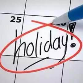 Working hours during Christmas holidays